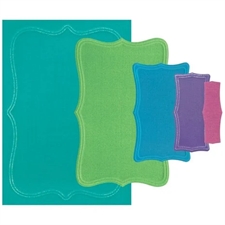 Sizzix Framelits - Stacey Park / Reversed Doris Dotted Top Note